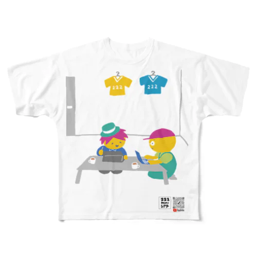 1_にににminiシアター フルグラフィックTシャツ