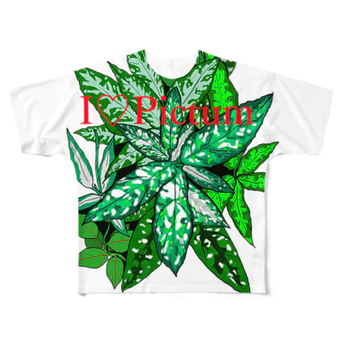 I♡Pictum All-Over Print T-Shirt