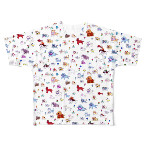 総いぬT All-Over Print T-Shirt