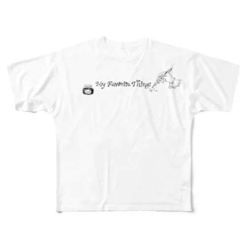 My favorite things【文具篇】 フルグラフィックTシャツ