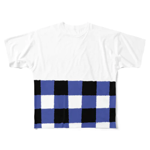 GINGHAM フルグラフィックTシャツ