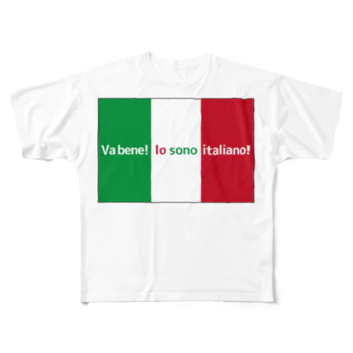 ITALIAN フルグラフィックTシャツ