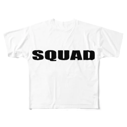 SQUAD フルグラフィックTシャツ