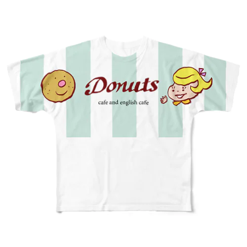 donuts フルグラフィックTシャツ