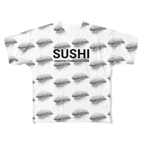 寿司 ～SUSHI～ フルグラフィックTシャツ