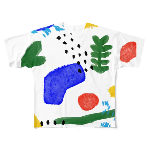 雨の降る夕方に All-Over Print T-Shirt