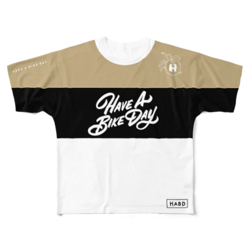 HABDmoto(Sand beige) All-Over Print T-Shirt