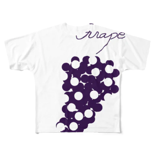 おぶどう All-Over Print T-Shirt