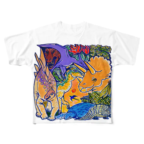 ジェラシックタイムシフト All-Over Print T-Shirt