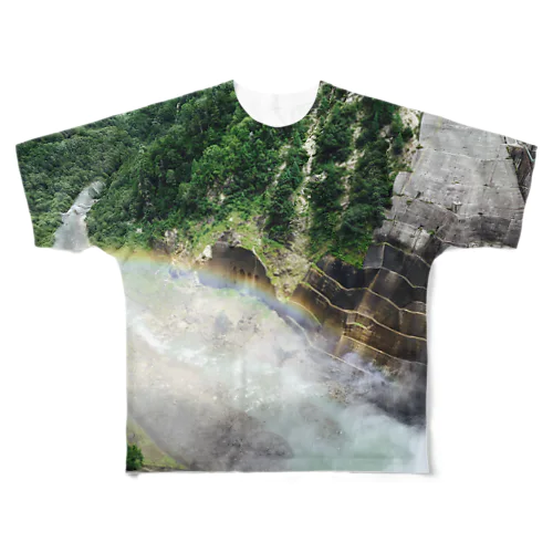 Kurobe Dam フルグラフィックTシャツ