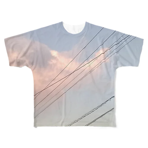 秋空 フルグラフィックTシャツ