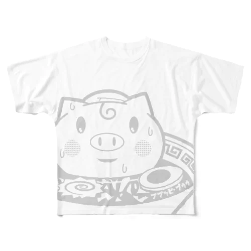 ププッピ・ブゥゥ All-Over Print T-Shirt