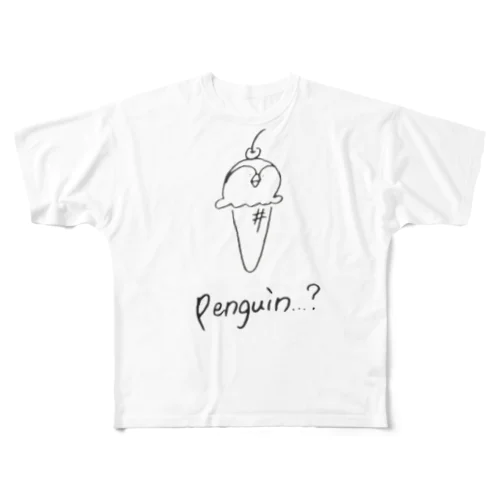 アイスペンギン フルグラフィックTシャツ