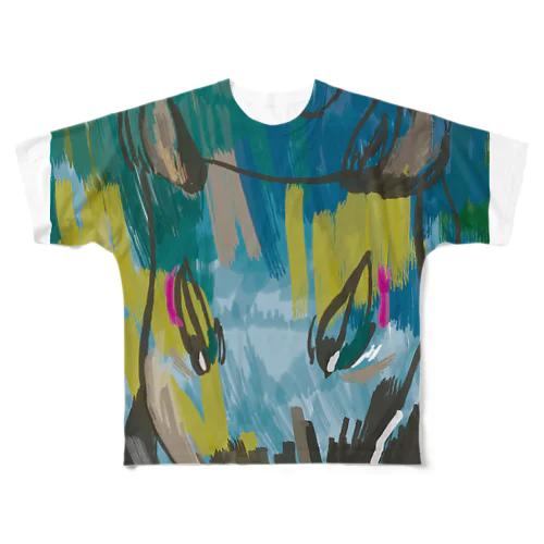 いのしし All-Over Print T-Shirt