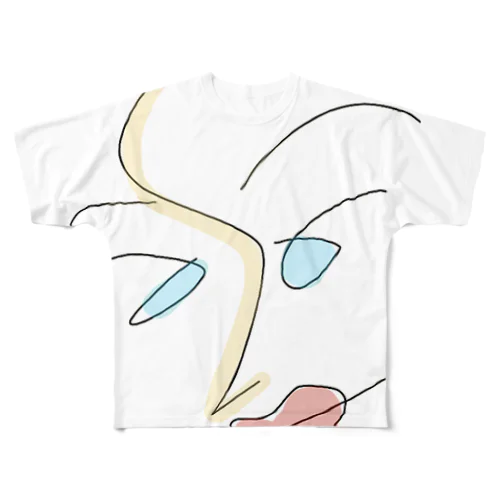 らくがき All-Over Print T-Shirt