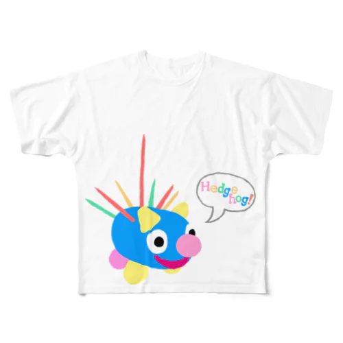 紙粘土のハリネズミくん All-Over Print T-Shirt