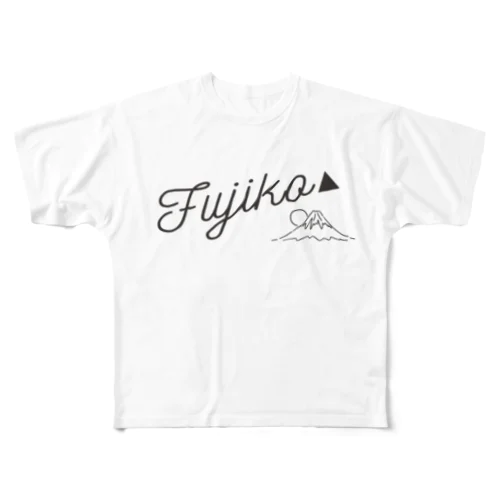 FUJIKO▲ フルグラフィックTシャツ