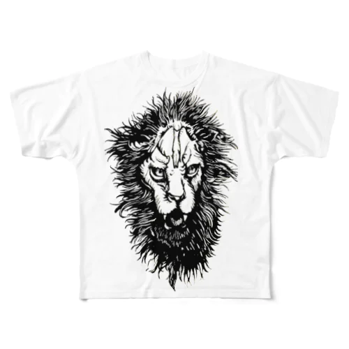 獅子の刻印 フルグラフィックTシャツ