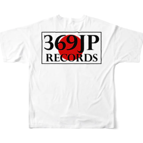 369JP records  フルグラフィックTシャツ