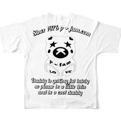 P➛KUMAちゃん(メタボＶｅｒ．) All-Over Print T-Shirt