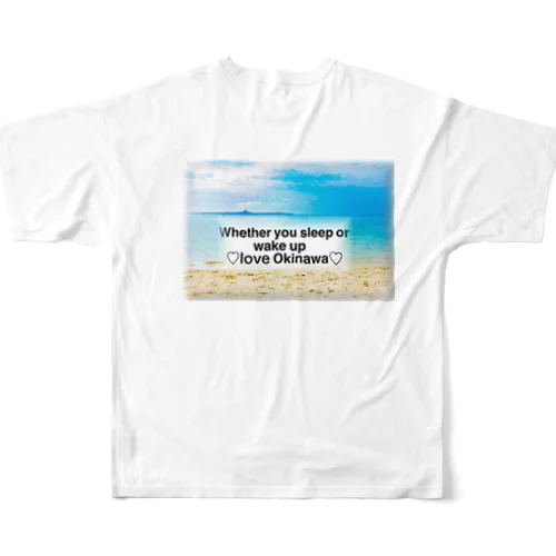 夏恋しい🌺沖縄🏝Going フルグラフィックTシャツ
