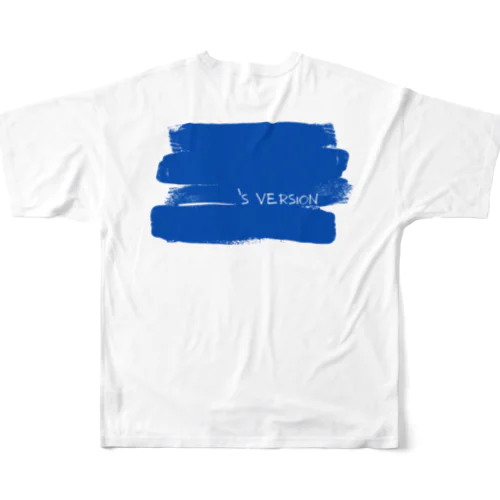 My Original Version - colored BLUE フルグラフィックTシャツ