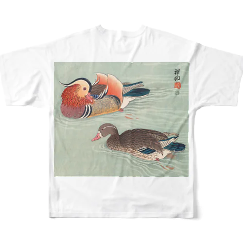 日本画　浮世絵 フルグラフィックTシャツ