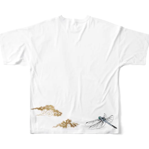 筋斗雲とトンボ All-Over Print T-Shirt