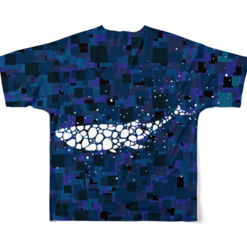シロナガスクジラ All-Over Print T-Shirt