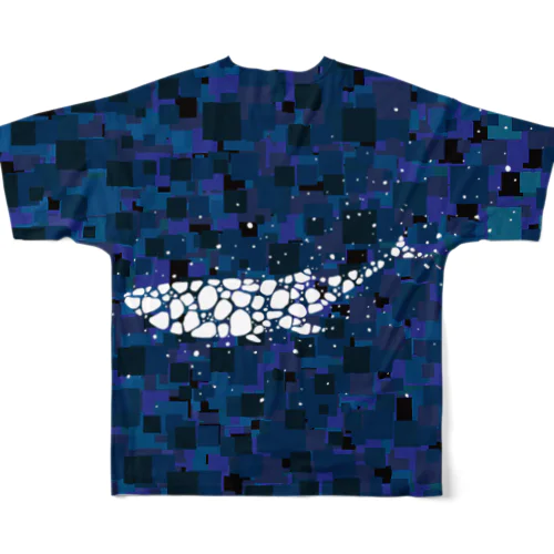 シロナガスクジラ フルグラフィックTシャツ