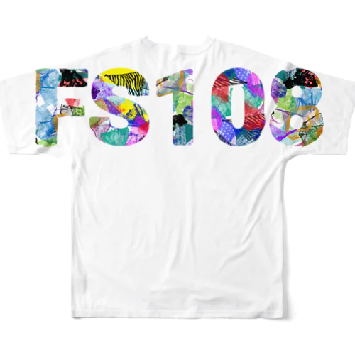 FS108 パンツだらけロゴ All-Over Print T-Shirt