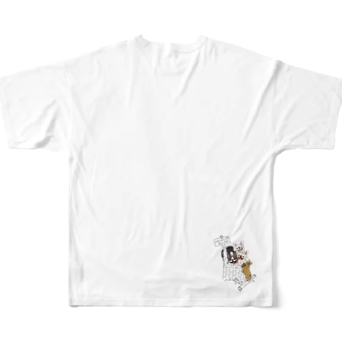 FRENCHBULLDOG~simple~ フルグラフィックTシャツ