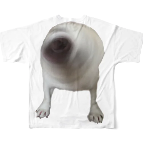 回転犬 フルグラフィックTシャツ