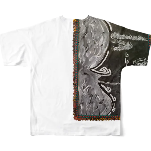 アフリカンな廻数寿×御月様 フルグラフィックTシャツ