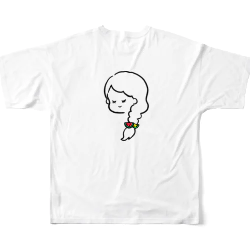 すいかちゃん フルグラフィックTシャツ