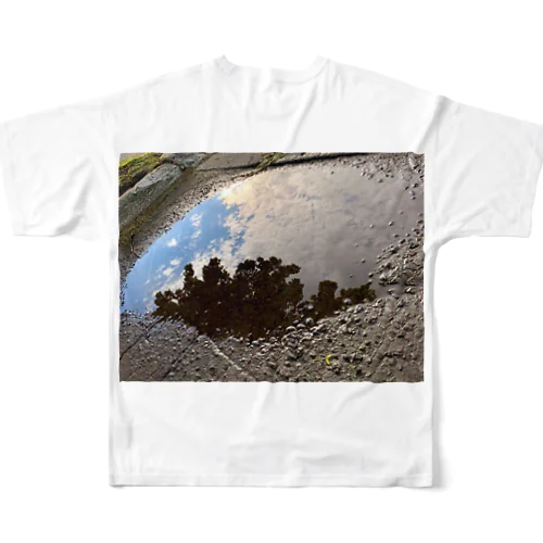 雨上がりの空 All-Over Print T-Shirt