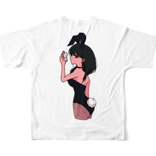 chill Bunny フルグラフィックTシャツ