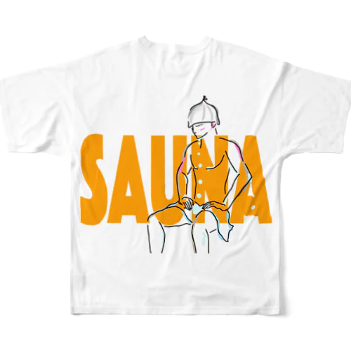 sauna フルグラフィックTシャツ
