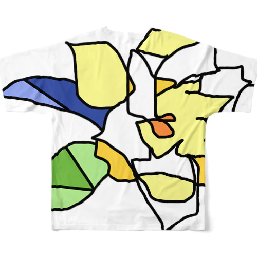 6/30 誕生花「クチナシ」 All-Over Print T-Shirt