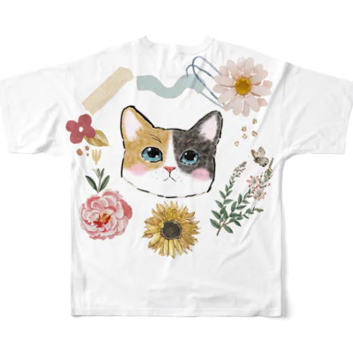 恋する乙女猫 All-Over Print T-Shirt