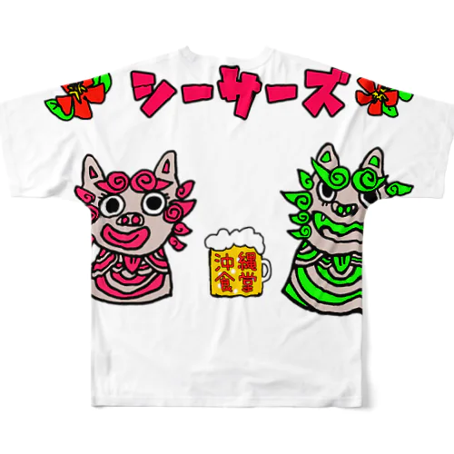 シーサーズ フルグラフィックTシャツ