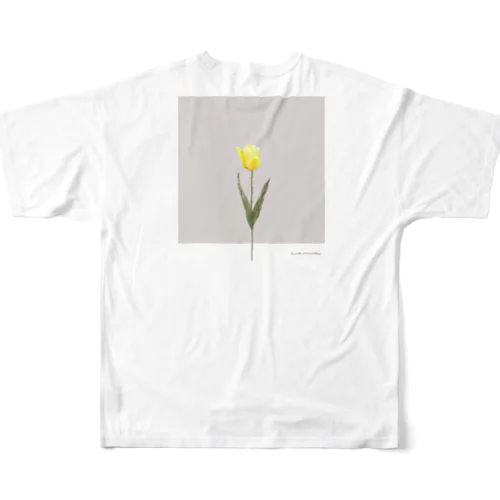 sakura milk tea . yellow .  tulip . All-Over Print T-Shirt