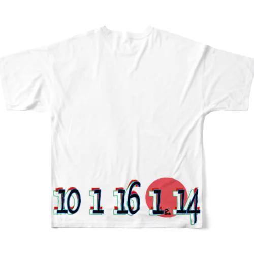 10 1 16 1 14 All-Over Print T-Shirt