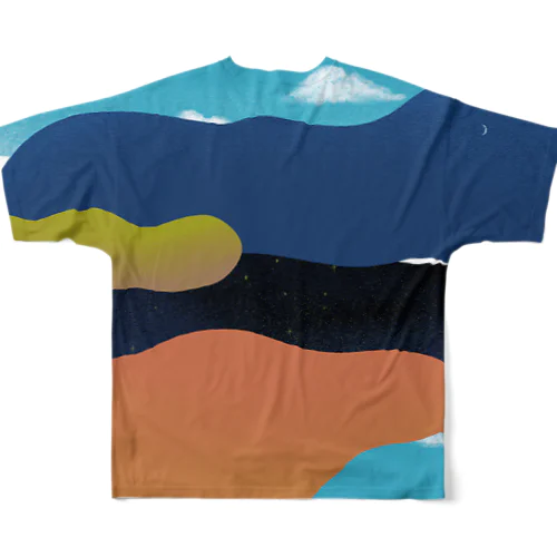 雲の集会 フルグラフィックTシャツ