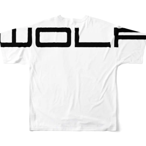 wolfポルT フルグラフィックTシャツ