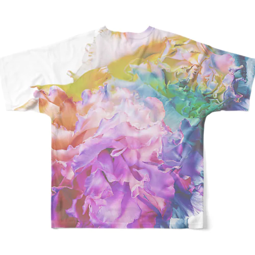 Rainbow Carnation All-Over Print T-Shirt