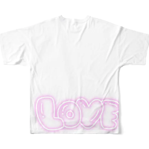 Love フルグラフィックTシャツ