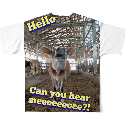 Hello can you hear meeeeeee?! フルグラフィックTシャツ