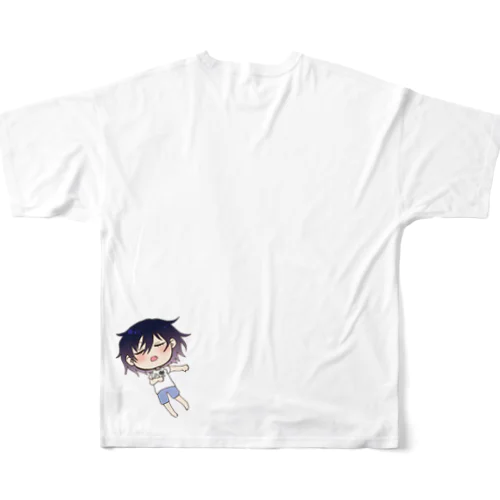 すやすや餅子 フルグラフィックTシャツ