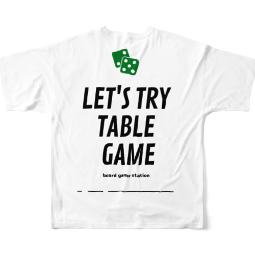ボードゲームステーショングッズ All-Over Print T-Shirt